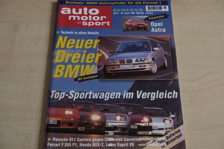 Deckblatt Auto Motor und Sport (03/1998)